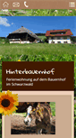 Mobile Screenshot of hinterbauernhof-ferien.de